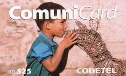 CODETEL : DMC082 RD$25 Christmas Child Kiss USED - Dominicaanse Republiek