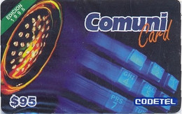 CODETEL : DMC028 $95 Phone Ed.95 Phone ED 12/96 MINT Exp: 31 DEC 1996 - Dominik. Republik