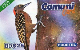 CODETEL : DMC018A RD$25 Comuni Card Ed.97 Bird USED Exp: 3 MONTHS - Dominicaine