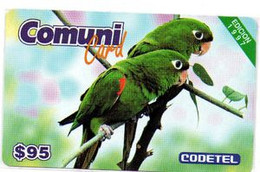 CODETEL : DMC016 $95 Comuni Card Ed.97 Bird USED Exp: 3 MONTHS - Dominik. Republik