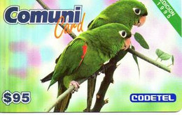 CODETEL : DMC004 $95 Comuni Card Ed.95 Bird MINT Exp: 31 DEC 1996 - Dominicana