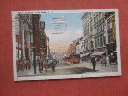 Trolley On Main Street  Paterson  New Jersey   Ref 4580 - Paterson
