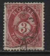 Norway (21) 1872 3 Sk. Used. - Nuovi