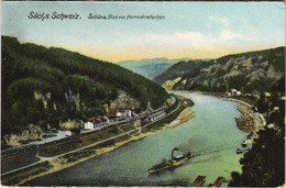 CPA AK Schona - Blick Vom Herrnskretschen GERMANY (1080165) - Schoena