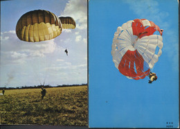 PARACHUTISME - 8 CP MODERNES DE PARACHUTISME - TB - Parachutting