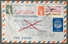 France Aérogramme N°1007 Pour Yokohama, Japon - (C2098) - Luchtpostbladen
