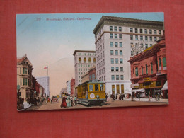 Trolley On Broadway     Oakland  California      Ref 4581 - Oakland