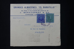 VENEZUELA - Enveloppe Commerciale De Caracas Pour La France En 1937 Par Le S/S Crynssen - L 83978 - Venezuela