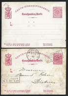 Carte Correspondance - Korrespondenzkarte - Entier Postal - Stationery - No. 19 Neuf + Obl. - Service