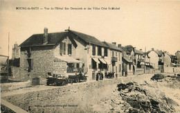 Bourg De Batz * Vue De L'hôtel KER DEVENNEK Et Des Villas Côte St Michel * Automobile Voiture Ancienne - Batz-sur-Mer (Bourg De B.)