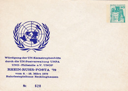 BRD,  PU 110  D2/025.  BuSchl 40,  Recklinghausen, RHEIN-RUHR-POSTA '79, ONOP UNO Philatelie - Privé Briefomslagen - Ongebruikt