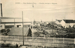 Bléré * Usine GUERIVE Et VERRY * Chantier Principal Et Magasin * Métier Scierie Bois - Bléré