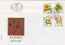 YUGOSLAVIA FDC 1887-1890 - Agriculture