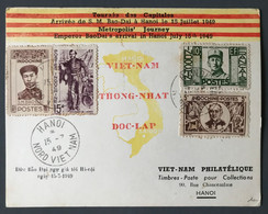 Vietnam, Carte Commémorative, Arrivée De S.M. Bao Dai à Hanoi Le 15 Juillet 1949 - (C1864) - Vietnam