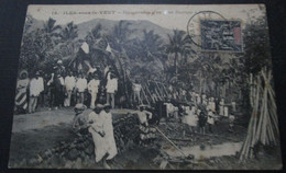 Iles Sous Le Vent Raiatea Inauguration Pont Cpa Timbrée Oceanie - Polynésie Française