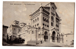 MONACO--1912--La Cathédrale ...............timbre....cachet Monte-Carlo - Cattedrale Dell'Immacolata Concezione