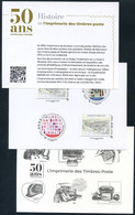 2020 - FRANCE - Extrait Du Livret "50 Ans Imprimerie" - Edito, Timbres Souvenirs Et Gravure (6 Feuillets) - Souvenir Blocks & Sheetlets