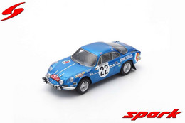 Alpine A110 - Jean-Claude Andruet/M. Vial - Rally Monte-Carlo 1971 #22 - Spark - Spark