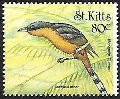 St Kitts - MNH ** 1999 :      Mangrove Cuckoo  -  Coccyzus Minor - Kuckucke & Turakos