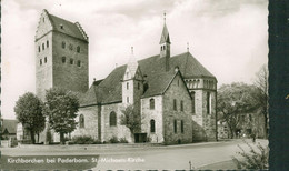 Alte Kleinformatkarte KIRCHBORCHEN Bei PADERBORN - ST.-Michaelis-Kirche - Paderborn