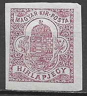 Hungary 1922. Scott #P10 (M) Newspaper - Periódicos