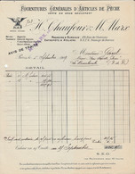 Paris - H.Chaufour Et M.Marx - Fournitures Générales D'articles De Pêche - Rue De Charonne 1919 - Sports & Tourisme