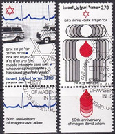 ISRAEL 1980 Mi-Nr. 819/20 O Used - Aus Abo - Gebruikt (met Tabs)