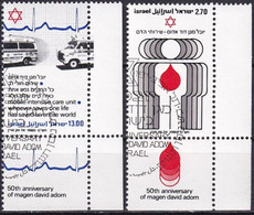 ISRAEL 1980 Mi-Nr. 819/20 O Used - Aus Abo - Used Stamps (with Tabs)