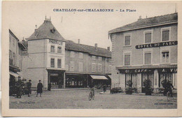 01 CHATILLON-sur-CHALARONNE  La Place - Châtillon-sur-Chalaronne