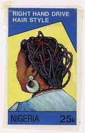 Nigeria 1987, Women's Hairstyles - Original Hand-painted Artwork For 25k Value (Right Hand Drive Hair Style) - Nigeria (1961-...)