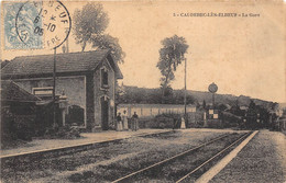 76-CAUDEBEC-LES-ELBEUF- LA GARE - Caudebec-lès-Elbeuf