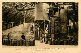 Auby * Société De Produits Chimiques Et Engrais * 6 Cpa * Différentes Vues * Laboratoire , Entrepôt , Appareils ... - Auby