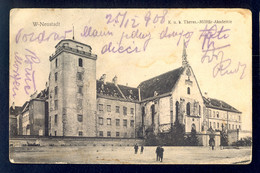 AUSTRIA - W-Neustadt, K.u.k. Theres.-Militar-Akademie / Visible Damage On Postcard / Postcard Circulated - Wiener Neustadt