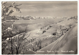 VALSESIA - MERA - MARE DI NEBBIA - VERCELLI - 1957 - Con Timbro Rifugio Borgosesia - Vercelli