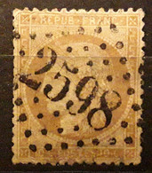 CERES No 36 , 10 C BISTRE  Obl GC 2598 De NANCY , Meurthe Et Moselle,  Belle Frappe BTB, Cote 85 Euros - 1870 Siège De Paris