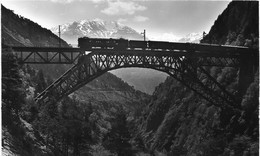 Suisse - Lötschbergbahn - Die Bietschtalbrücke Ob Raron / Rarogne (VS) - Train Sur Viaduc - Rarogne