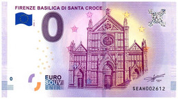 Billet Touristique - 0 Euro - Italie - Firenze - Basilica Di Santa Croce - (2018-1) - Essais Privés / Non-officiels
