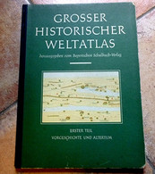 LIVRE - GROSSER HISTORISCHER WELTATLAS, 1954, Ester TEIL, Vorgeschichte Und Altertum - Wereldkaarten