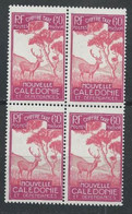 Nouvelle-Calédonie YT Taxe 35 En Bloc De 4 Neuf Sans Charnière - XX - MNH - Timbres-taxe