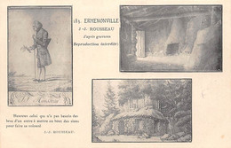 Ermenonville       60         J.Jacques Rousseau ( D'près Une Gravure )       (voir Scan) - Ermenonville