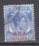 P3583 - BRITISH COLONIES BMA MALAYA Yv N°9 - Malaya (British Military Administration)
