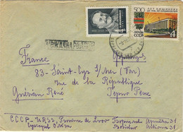 URSS Soviet Union 1967 Mi.3230 & 3274 On Cover To France - Covers & Documents