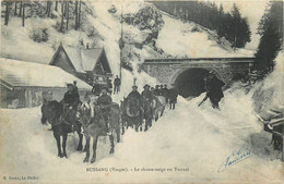 BUSSANG-le Chasse-neige Au Tunnel - Bussang