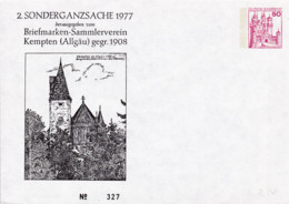BRD,  PU 112 C2/007, BuSchl 50,  Kempten (Allgäu), 2. Sonderganzsache,  Burghalde. - Privé Briefomslagen - Ongebruikt