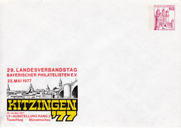 BRD,  PU 112 D2/018, BuSchl 50, Kitzingen : LV Ausstellung 1977 - Private Covers - Mint