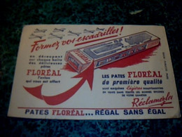 Vieux Papier Buvard D'occasion Pâtes Floréal  Régal Sans égal (formez Vos Escadrilles ) - P