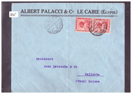 EGYPTE -  LETTRE POUR LA SUISSE - VOIR IMAGE POUR LES DETAILS - 1915-1921 Protectorat Britannique