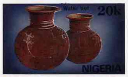 Nigeria 1990, Pottery - Original Hand-painted Artwork For 20k Value (Water Pot) By G Akinola Similar To Issued Stamp - Nigeria (1961-...)