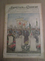 # DOMENICA DEL CORRIERE N 45 / 1924 AI CADUTI ITALIANI DELLE FIANDRE / ASIAGO / BUSTO ARSIZIO - First Editions