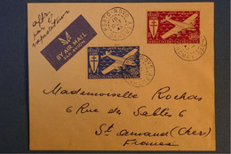 F3 DAHOMEY BELLE LETTRE RARE 1945 PORTO NOVO POURST AMAND + AFFRANCHISSEMENT PLAISANT - Lettres & Documents